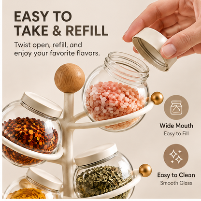 Easy to take and refill — twist open, refill, and enjoy your favorite flavors. Wide mouth easy to fill, easy to clean smooth glass