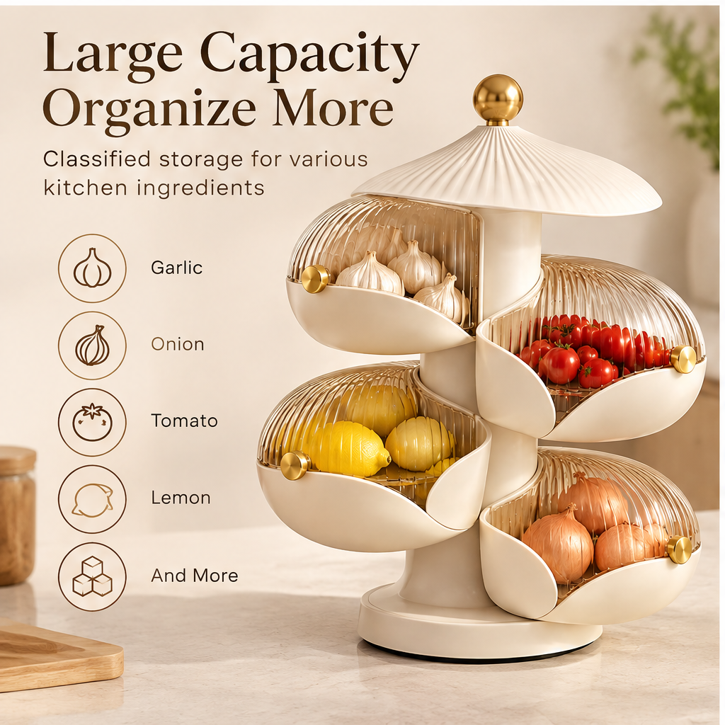 Dustproof and fresh — transparent cover isolates dust while keeping ingredients visible, dustproof, keep fresh, visible storage