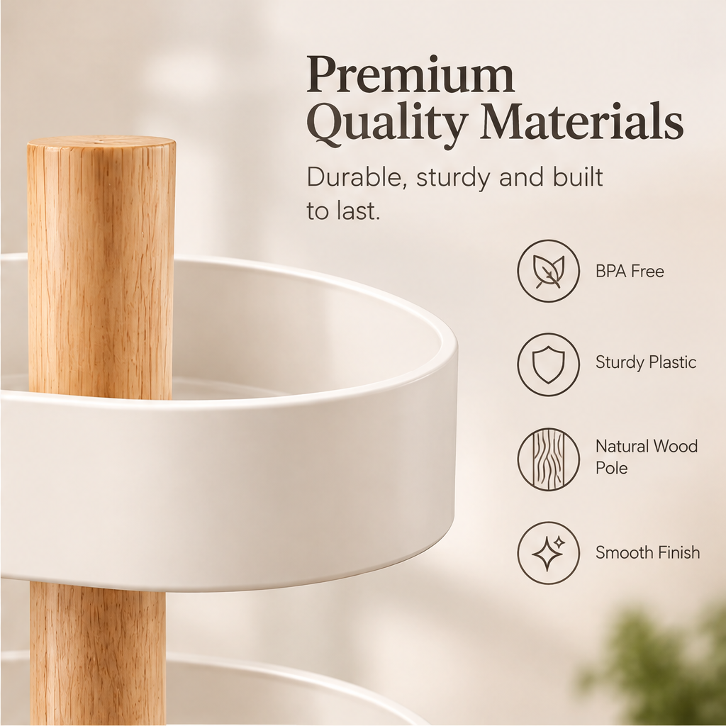 Smooth pull-out drawer open revealing measuring spoons, whisk, and kitchen cloths — keep essentials organized and within reach