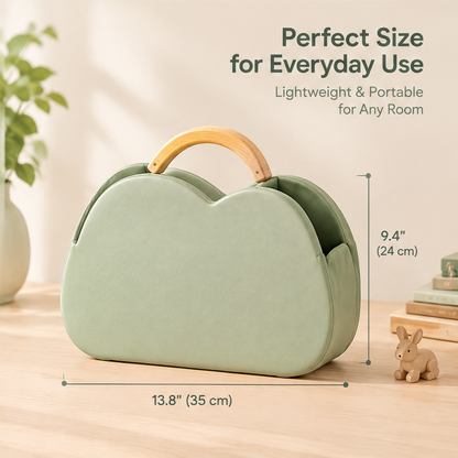 Perfect size for everyday use — lightweight and portable for any room. 13.8 inches (35 cm) wide, 9.4 inches (24 cm) tall